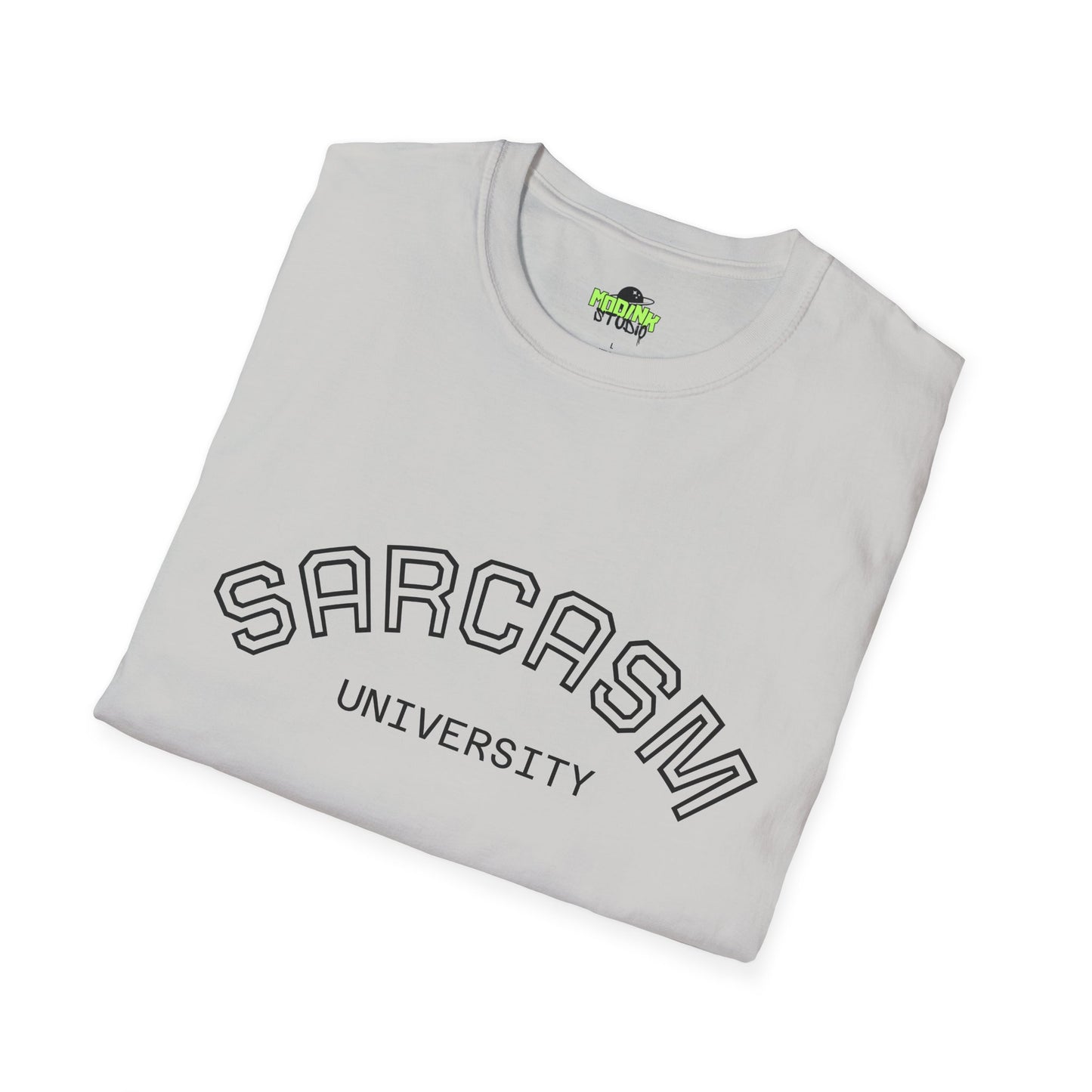 Sarcasm University Unisex T-Shirt, Funny Tee, Gift for Sarcastic Friends, Casual Wear, Comfy Gift Idea