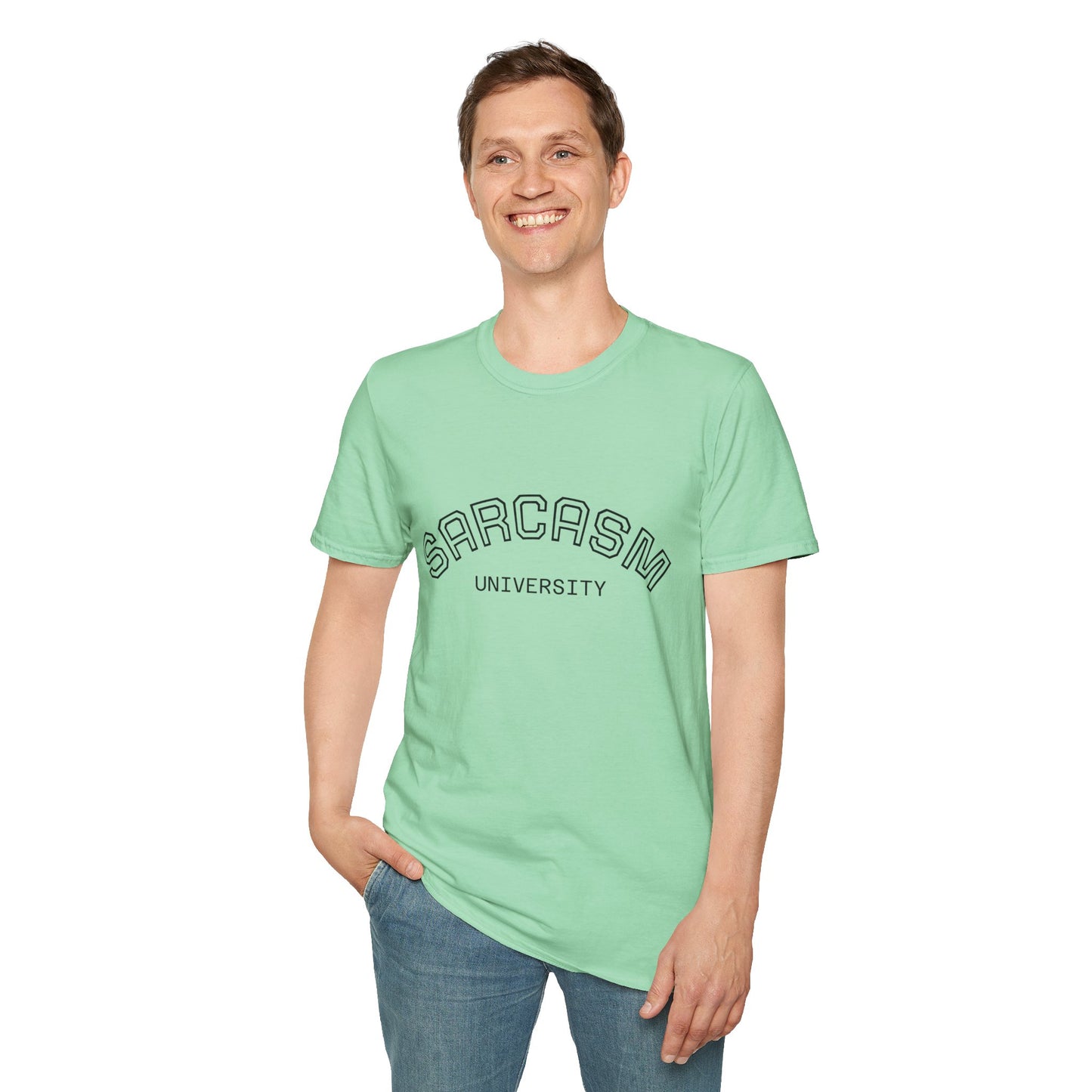 Sarcasm University Unisex T-Shirt, Funny Tee, Gift for Sarcastic Friends, Casual Wear, Comfy Gift Idea