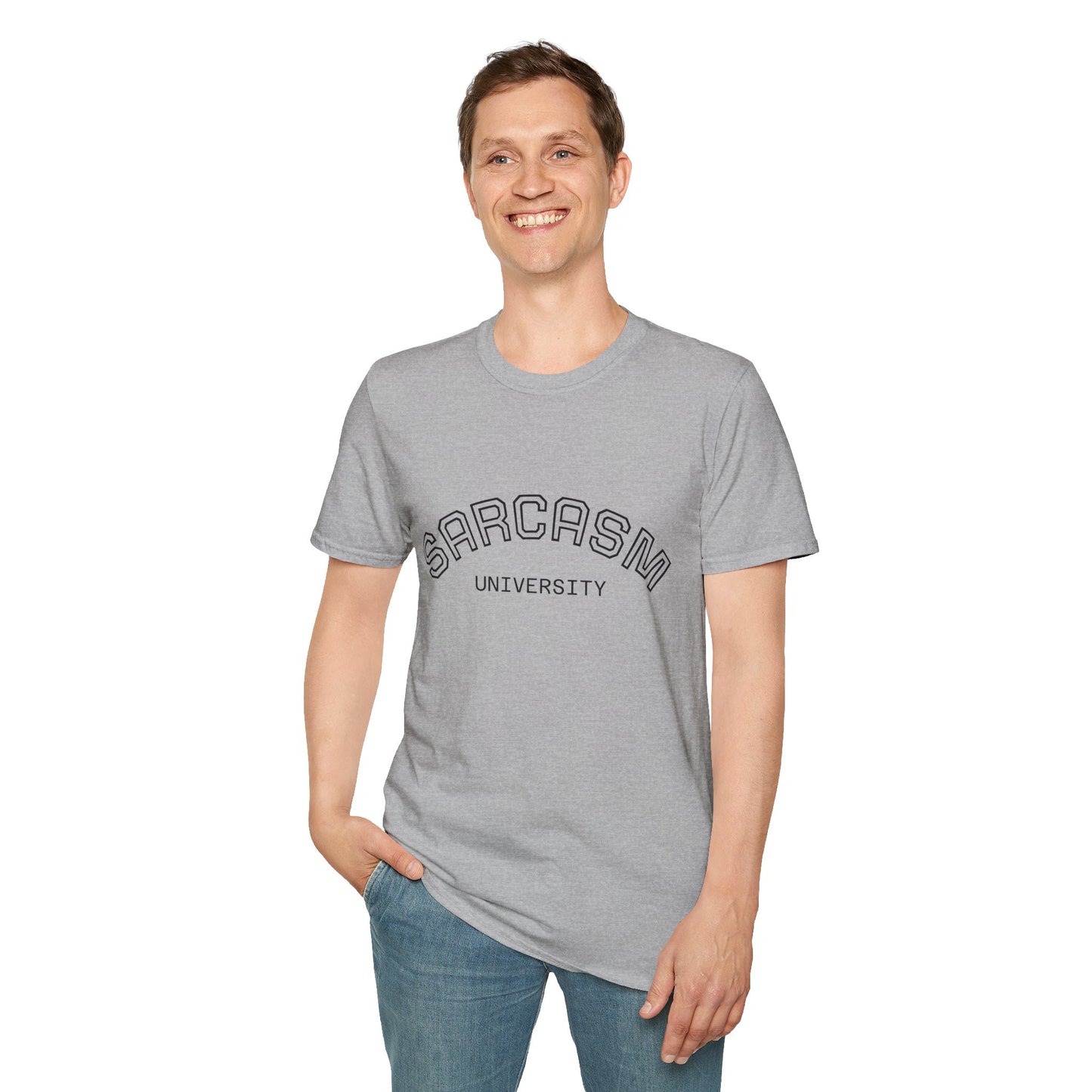 Sarcasm University Unisex T-Shirt, Funny Tee, Gift for Sarcastic Friends, Casual Wear, Comfy Gift Idea