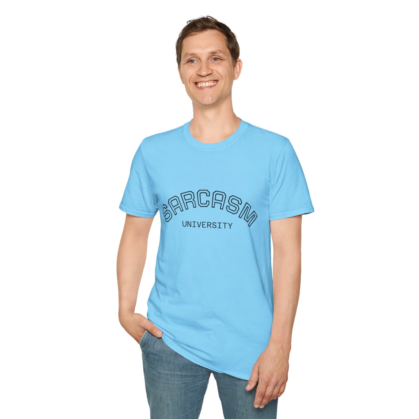 Sarcasm University Unisex T-Shirt, Funny Tee, Gift for Sarcastic Friends, Casual Wear, Comfy Gift Idea