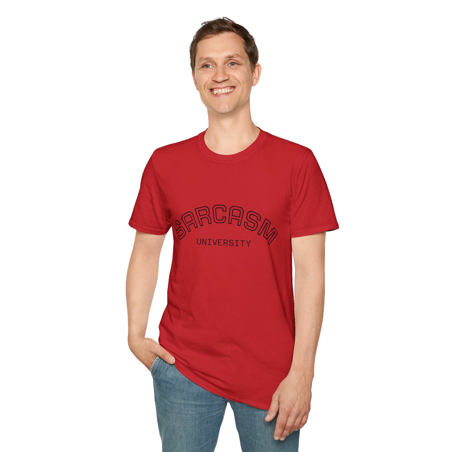 Sarcasm University Unisex T-Shirt, Funny Tee, Gift for Sarcastic Friends, Casual Wear, Comfy Gift Idea
