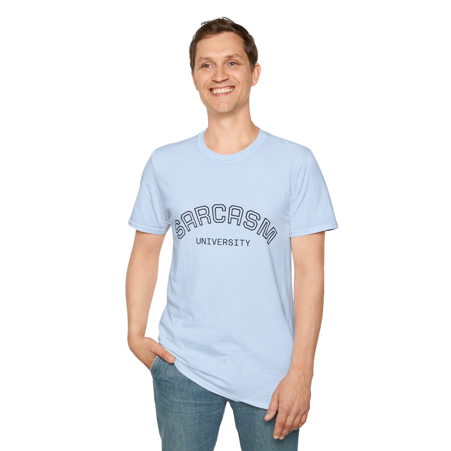 Sarcasm University Unisex T-Shirt, Funny Tee, Gift for Sarcastic Friends, Casual Wear, Comfy Gift Idea