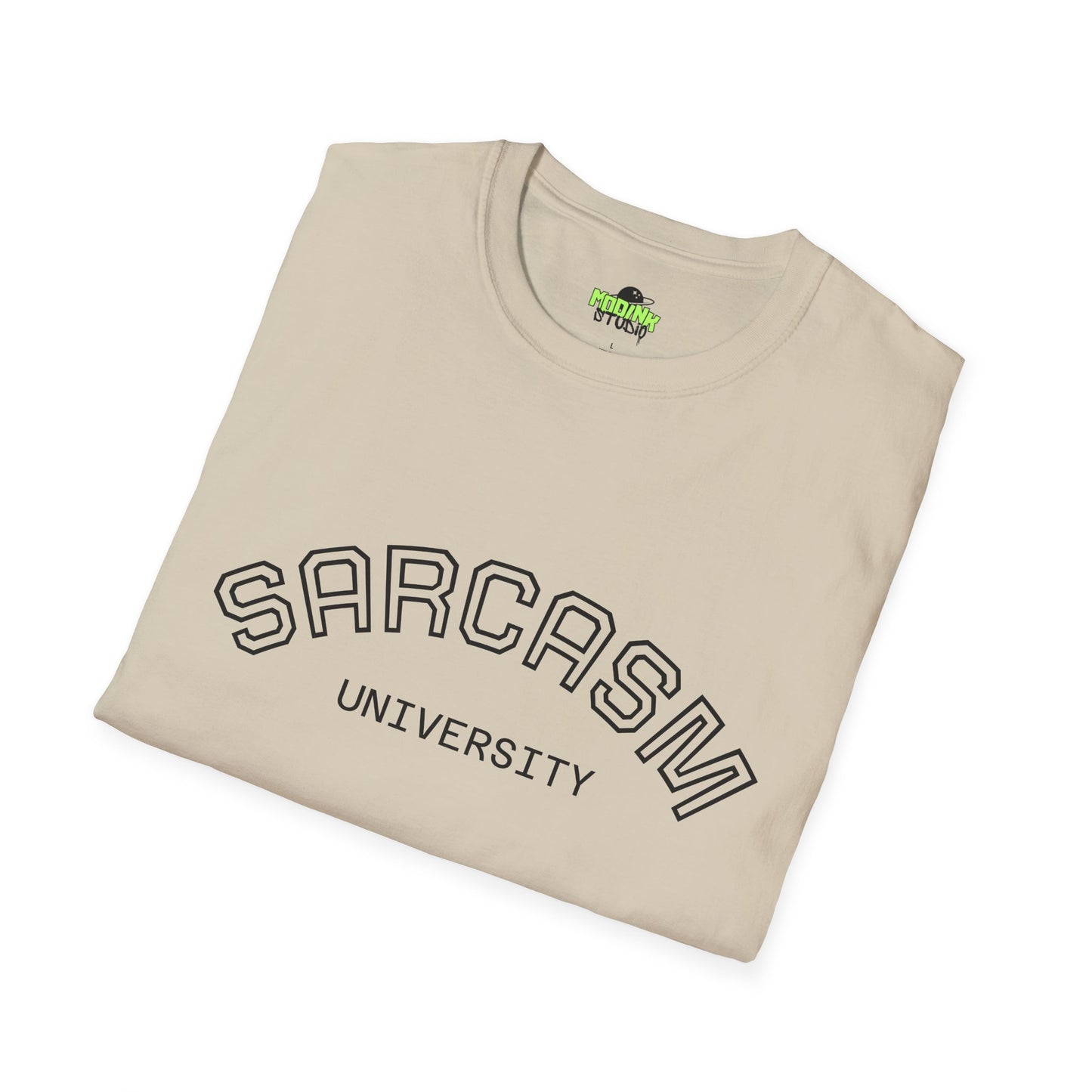 Sarcasm University Unisex T-Shirt, Funny Tee, Gift for Sarcastic Friends, Casual Wear, Comfy Gift Idea