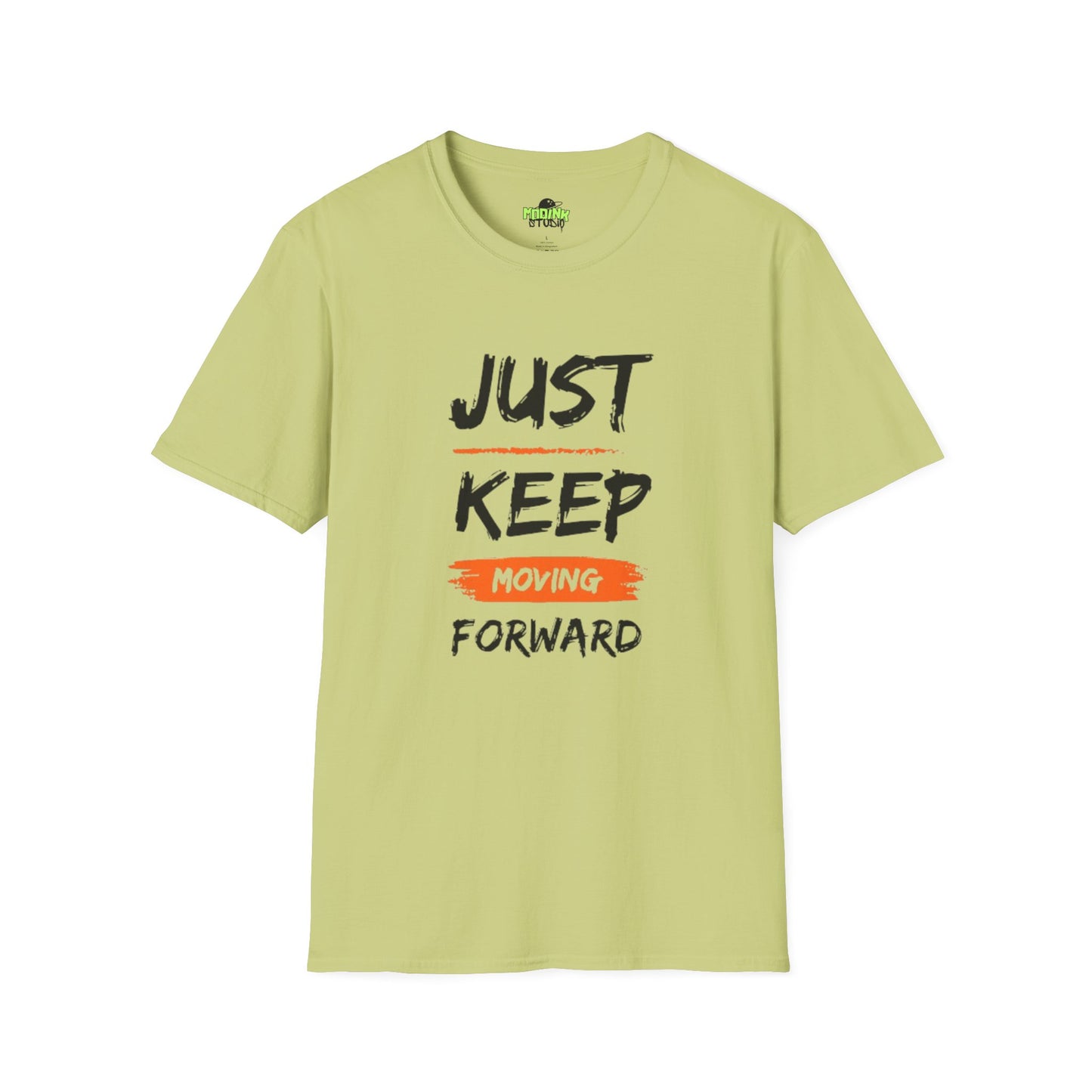 Motivational T-Shirt - Just Keep Moving Forward, Inspirational Gift, Unisex Tee, Casual Wear, Gym Shirt, Positive Quote Apparel, Comfortable Tee