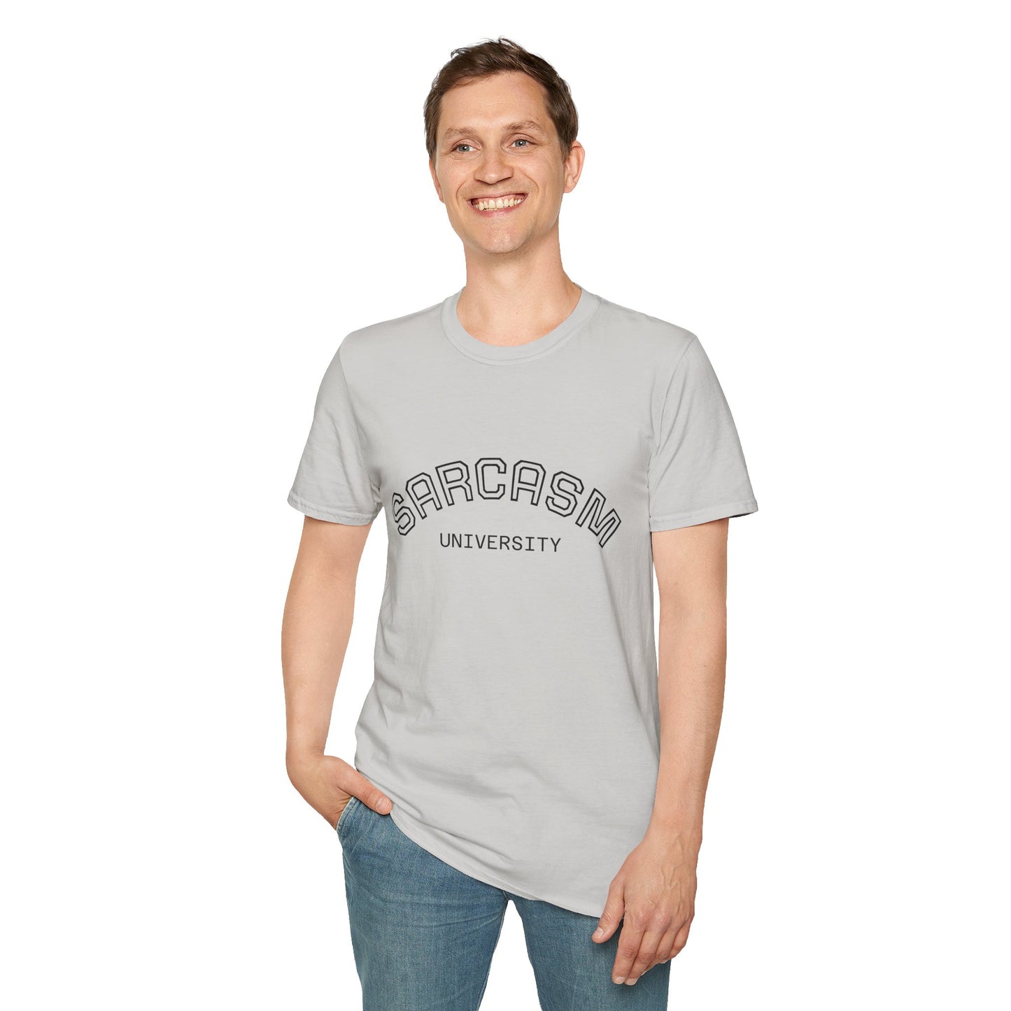 Sarcasm University Unisex T-Shirt, Funny Tee, Gift for Sarcastic Friends, Casual Wear, Comfy Gift Idea