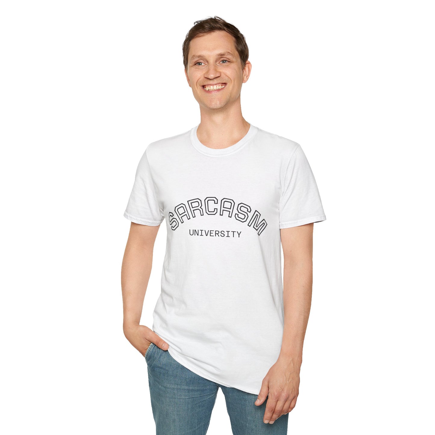Sarcasm University Unisex T-Shirt, Funny Tee, Gift for Sarcastic Friends, Casual Wear, Comfy Gift Idea