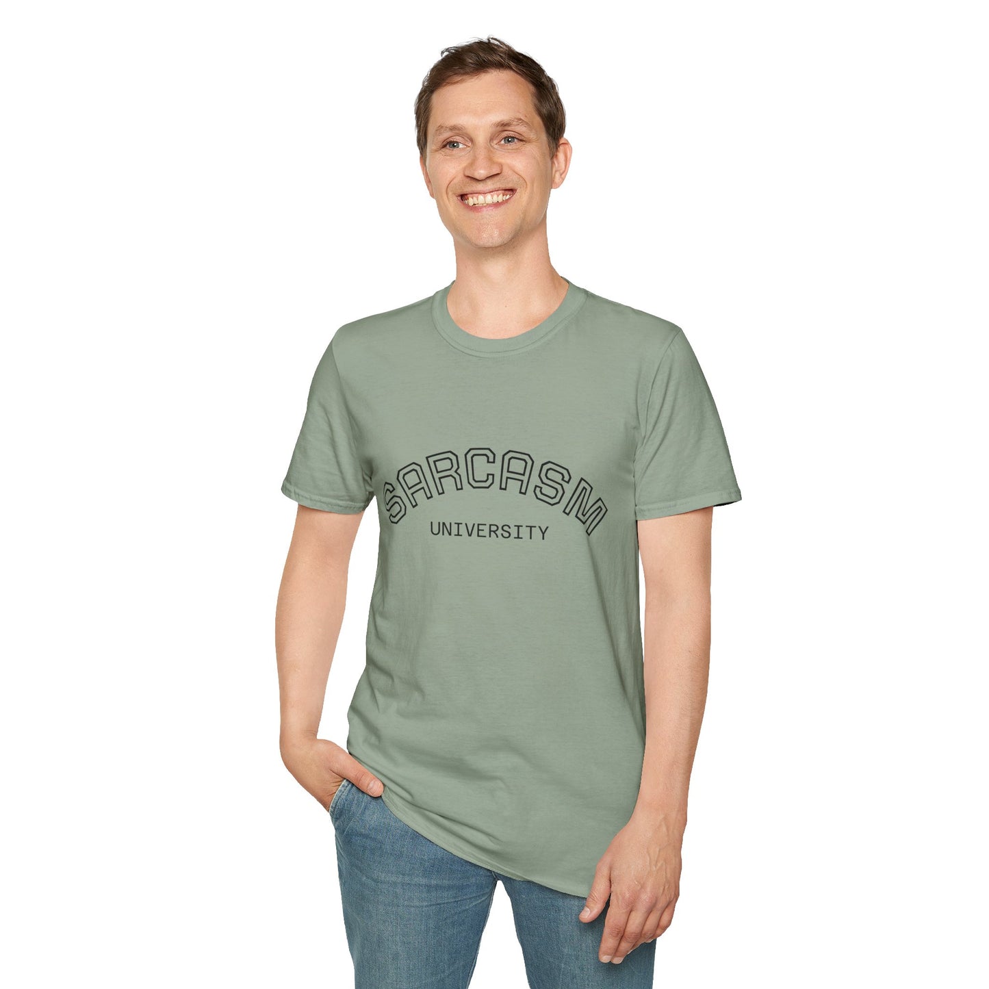 Sarcasm University Unisex T-Shirt, Funny Tee, Gift for Sarcastic Friends, Casual Wear, Comfy Gift Idea