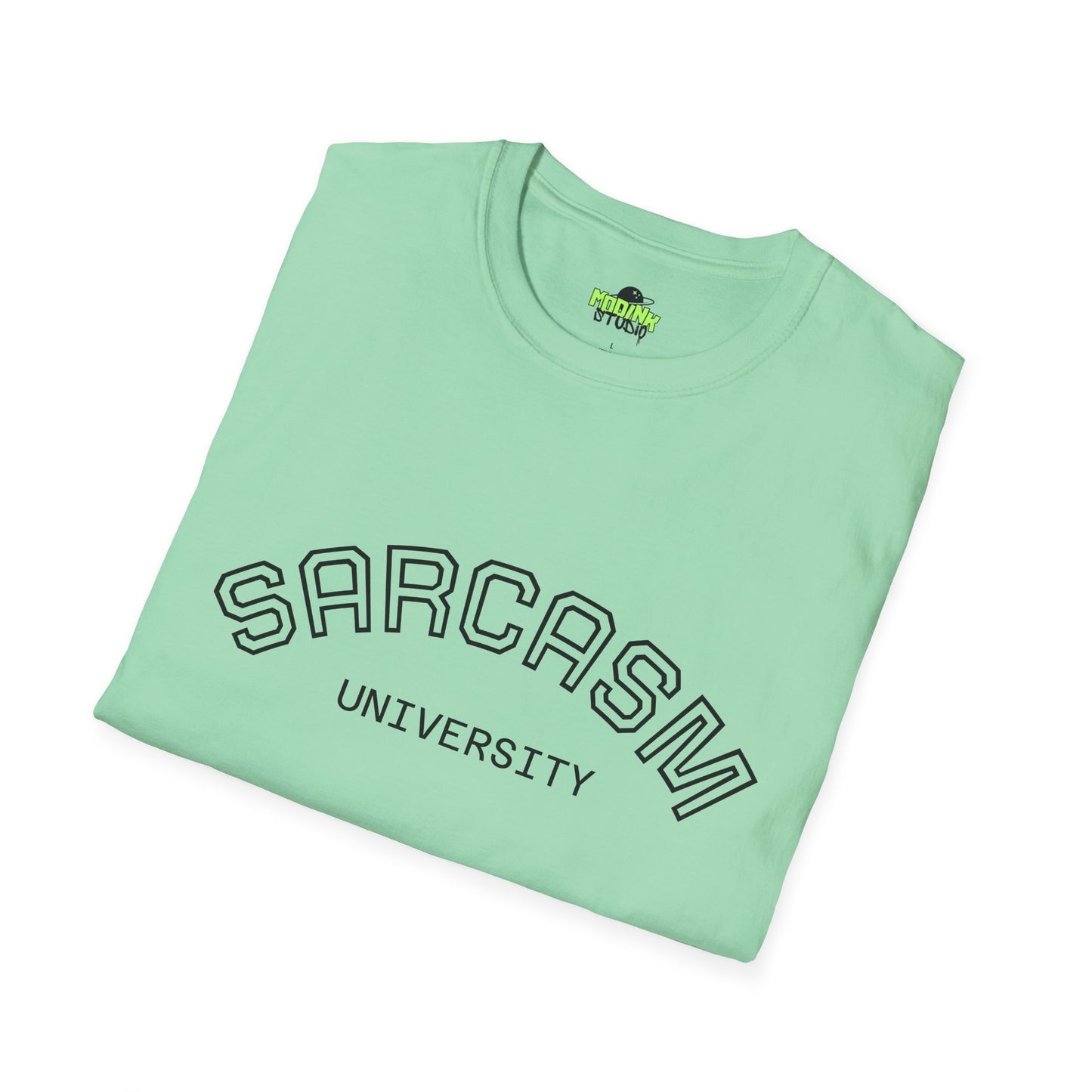 Sarcasm University Unisex T-Shirt, Funny Tee, Gift for Sarcastic Friends, Casual Wear, Comfy Gift Idea