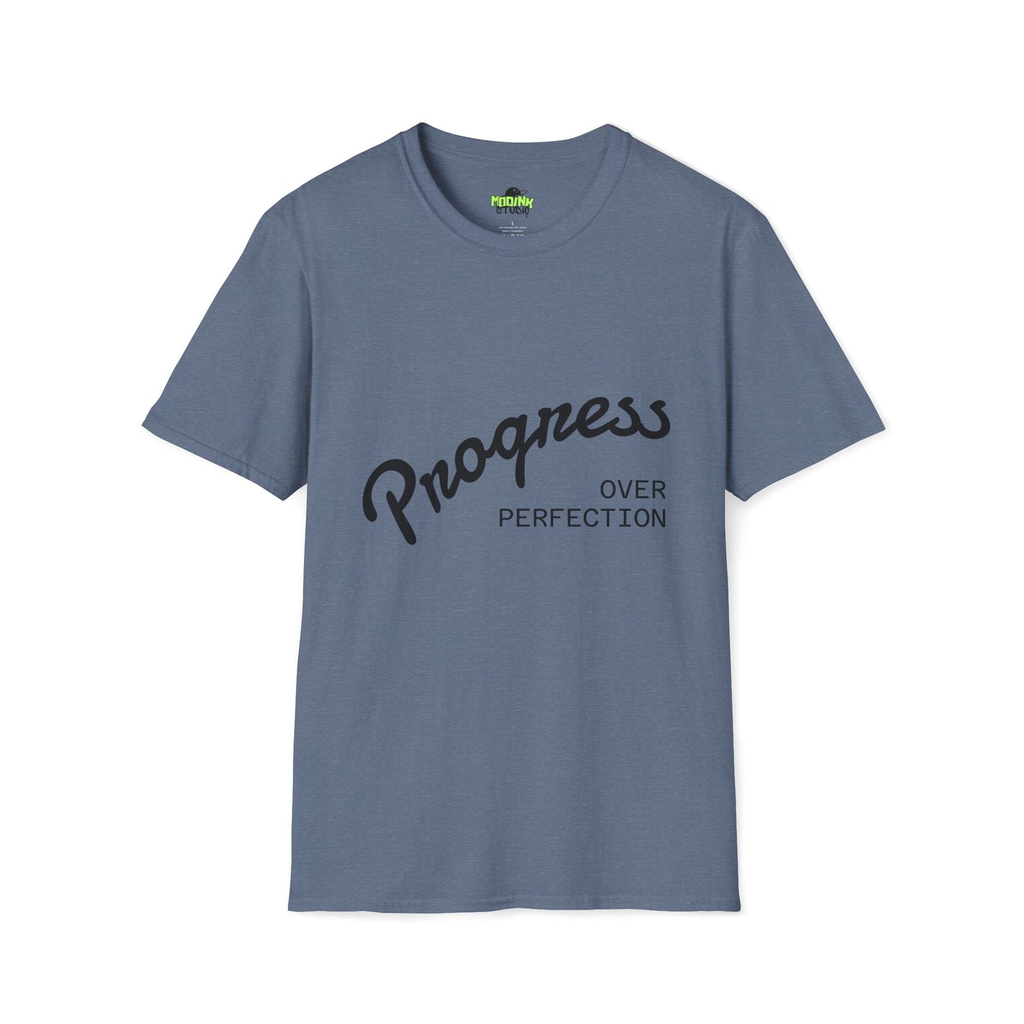 Progress Over Perfection Unisex T-Shirt, Inspirational Tee, Motivational Apparel, Gift for Students, Casual Wear, Everyday Comfort