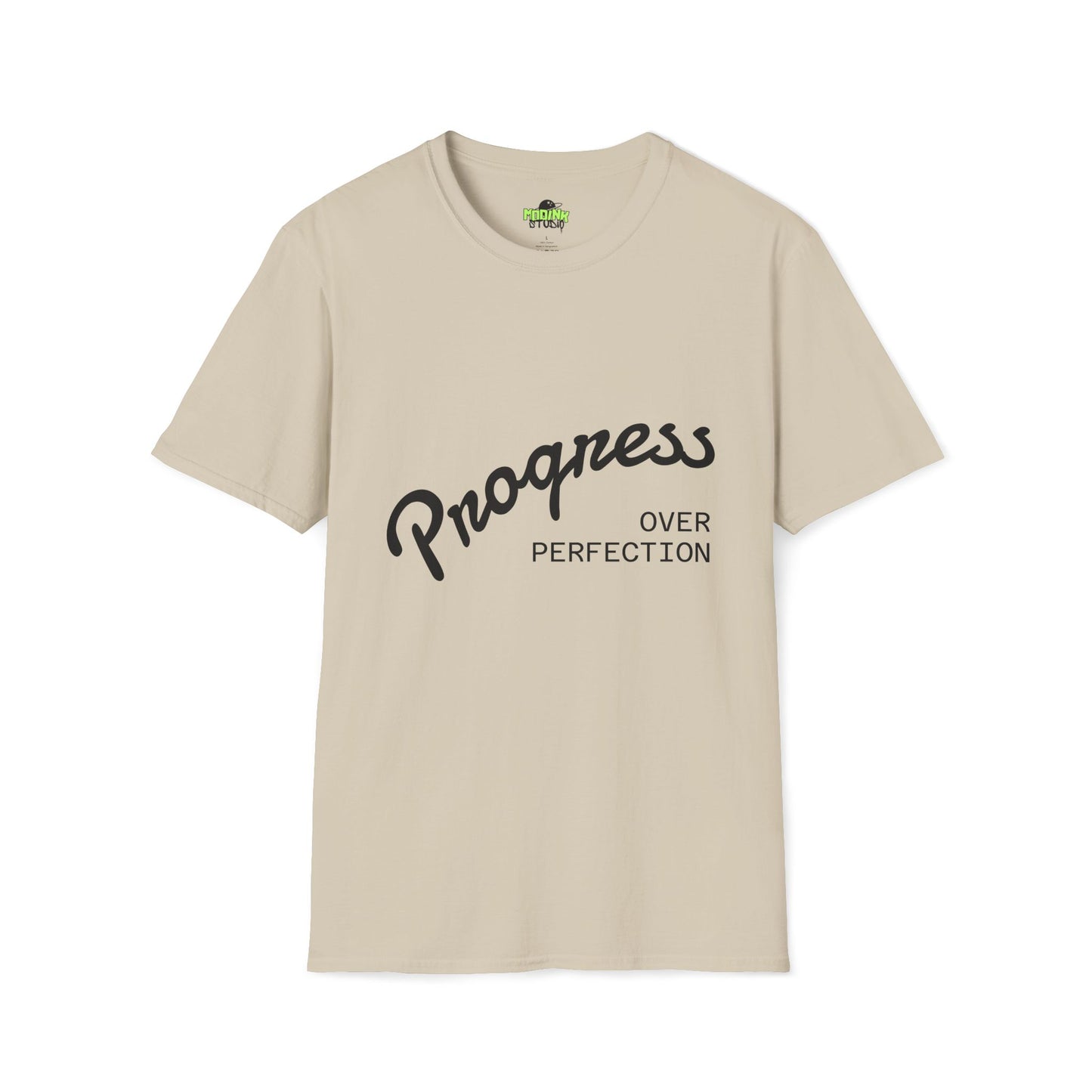Progress Over Perfection Unisex T-Shirt, Inspirational Tee, Motivational Apparel, Gift for Students, Casual Wear, Everyday Comfort