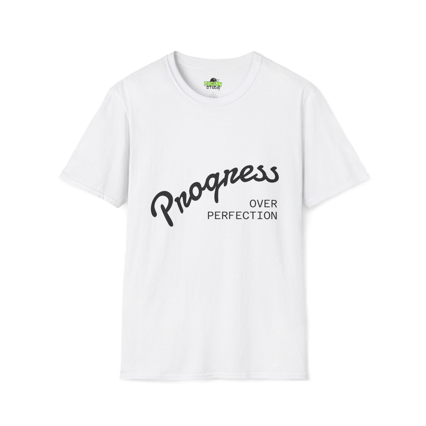 Progress Over Perfection Unisex T-Shirt, Inspirational Tee, Motivational Apparel, Gift for Students, Casual Wear, Everyday Comfort