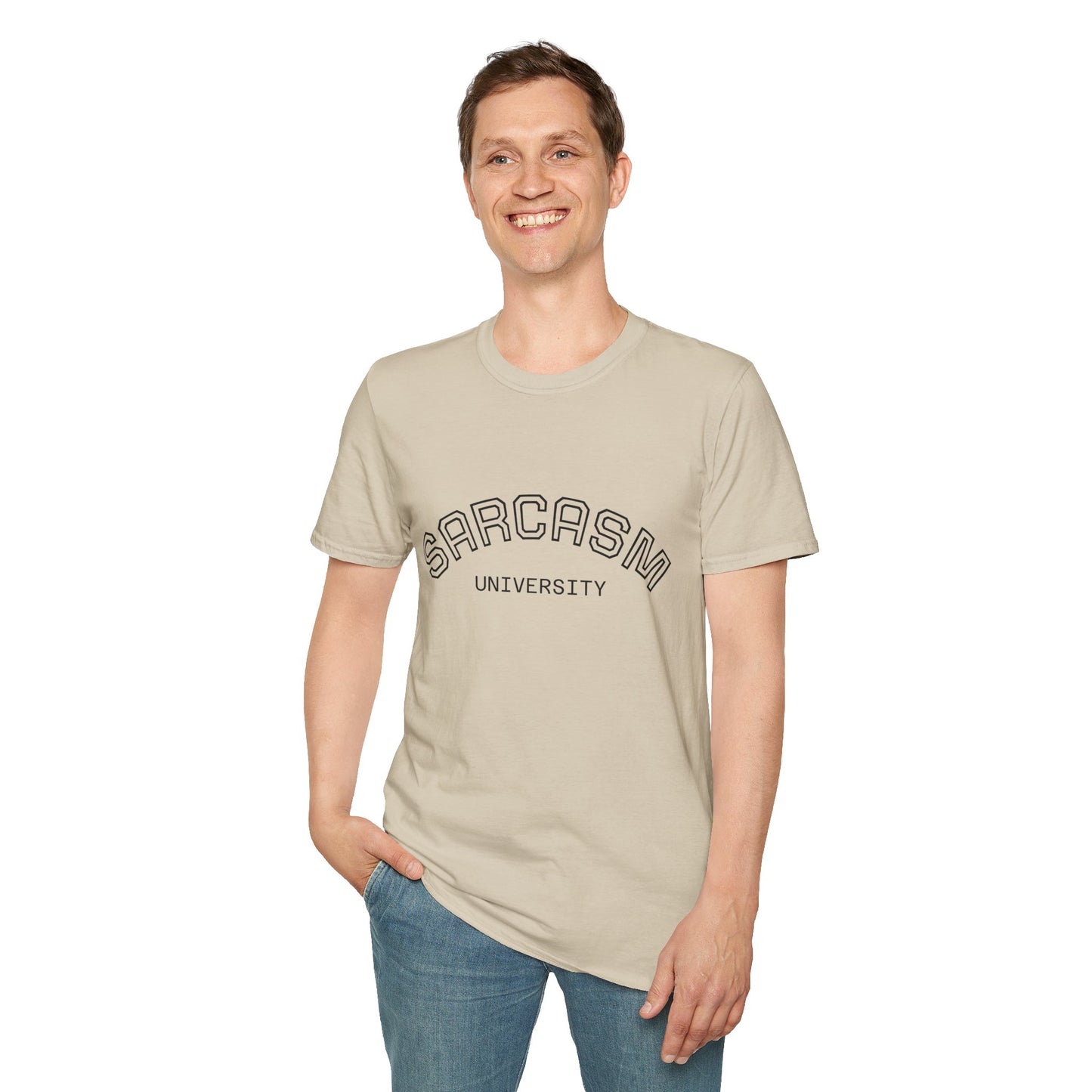 Sarcasm University Unisex T-Shirt, Funny Tee, Gift for Sarcastic Friends, Casual Wear, Comfy Gift Idea