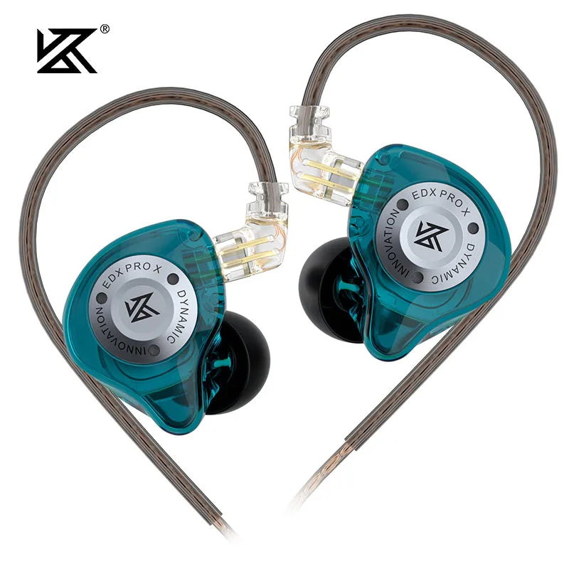 KZ EDX Pro X Dynamic Drive Earphone HIFI Bass Music Earbud Sport Noise Cancelling In Ear Headset with 2Pin Detachable Cable